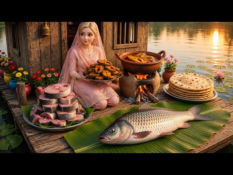 Tiny Doll Ne Banayi 100 KG Kacchi Biryani 😱Miniature Doll Ki Giant Kacchi Fish Biryani 🍛🐟