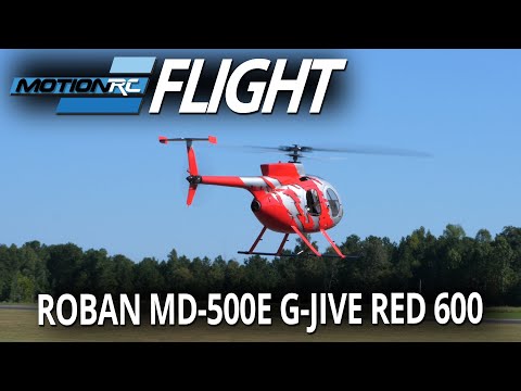 Roban MD-500E G-Jive Red 600 Size Helicopter Scale