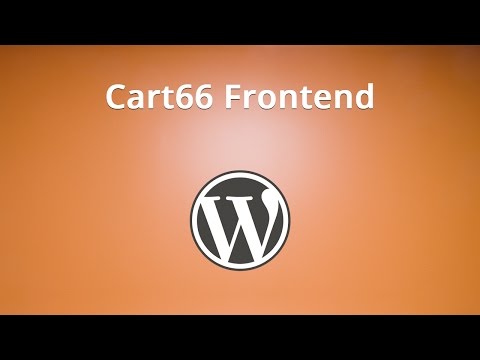 3 Using the Cart66 Frontend