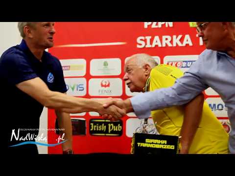 Konferencja prasowa po meczu Siarki Tarnobrzeg z Ruchem Chorzów 21.07.2018