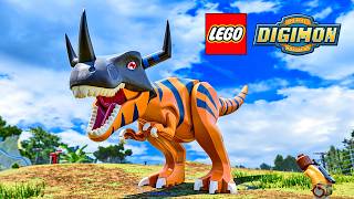 CRIEI O GREYMON do DIGIMON no LEGO Jurassic World