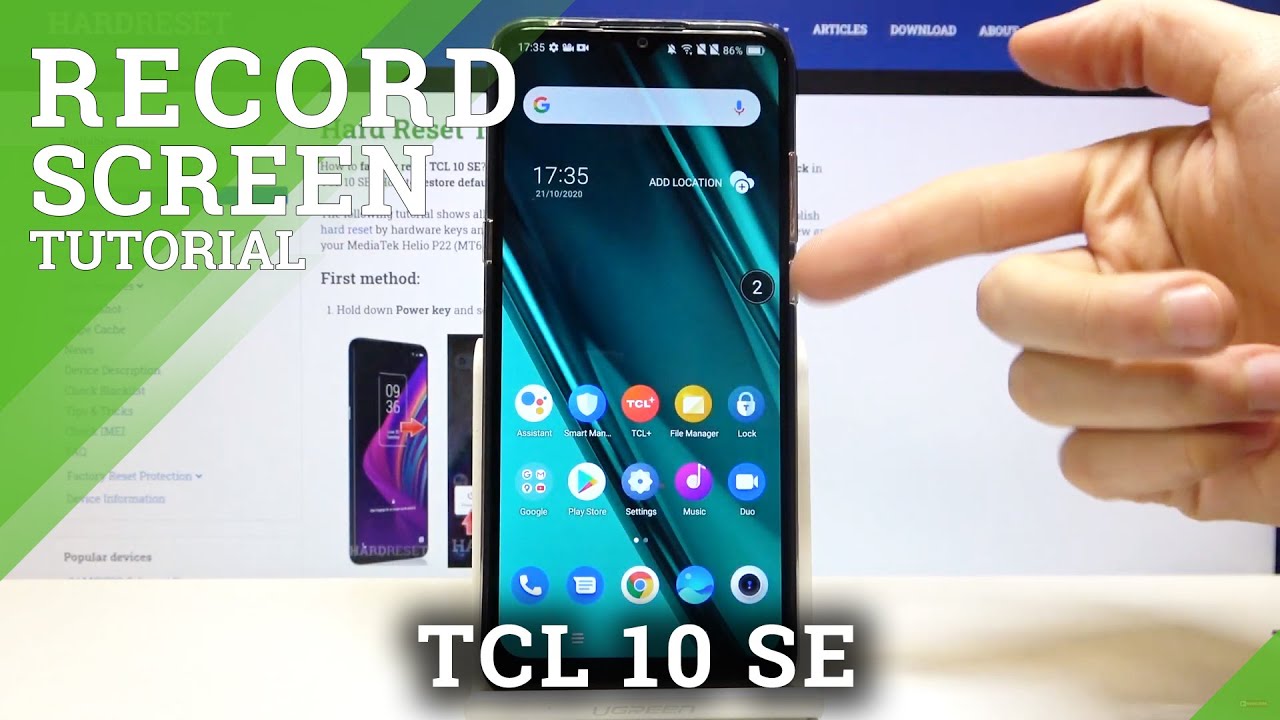 How to Record Screen on TCL 10 SE – Screen Recorder