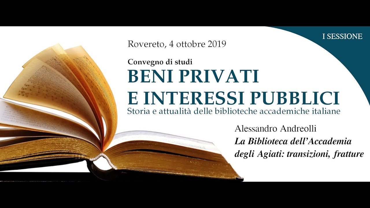 Watch Now La Biblioteca dell’Accademia degli Agiati: transizioni, fratture - con Alessandro Andreolli La Biblioteca dell’Accademia degli Agiati: transizioni, fratture - con Alessandro Andreolli