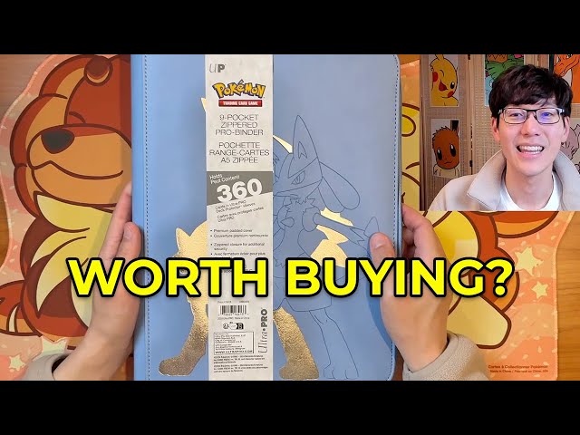 Vídeo relacionado con Ultra Pro Pokemon Elite Series Genga - Carpeta PRO con 9 bolsillos con cremallera | Accesorio para juego de cartas coleccionables