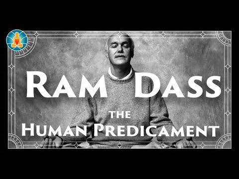 Ram Dass | The Predicament of Modern Humanity | 90s | [Black Screen / No Music / Full Lecture]