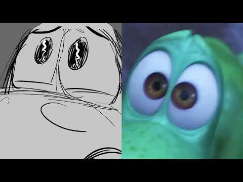 Le Voyage d'Arlo - Storyboards vs Film : Comparaison scène par scène de « La Tempête »  | Disney