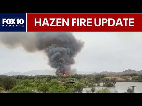 Hazen Fire burning near Buckeye now 10% contained  | FOX 10 Phoenix
