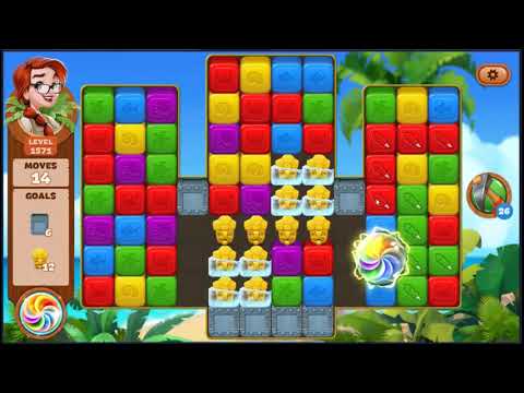 Lost Island Blast Adventure Level 1571 - NO BOOSTERS 🏝️ | SKILLGAMING ✔️