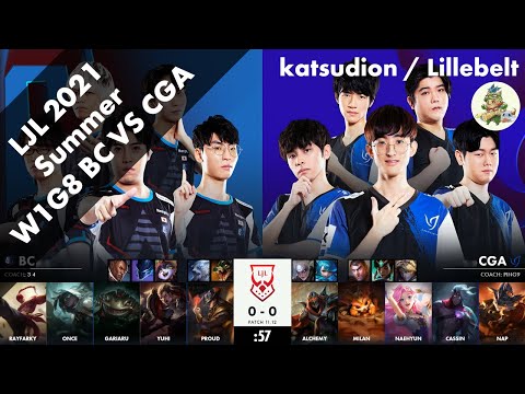 BC (RayFarky Darius) VS CGA (Naehyun Zed) Highlights - LJL 2021 Summer W1G8 by YAMA