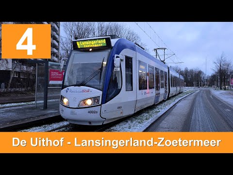 HTM RandstadRail 4: Den Haag De Uithof - Lansingerland-Zoetermeer | HTM 4002 | 2026