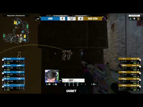 chinese access to a site / MIBR vs Rare Atom / ESL Challenger Valencia 2022