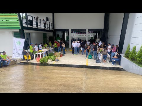 Mercado campesino en Rio de oro cesar centro de acopio junto al Sena 