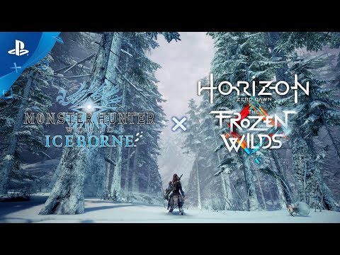 Resultado de imagem para Monster Hunter World: Iceborne x Horizon Zero Dawn: The Frozen Wilds - New Gear Breakdown | PS4"