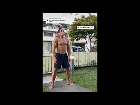 3 Minute Beginner Home Workout Demonstration Part 3/3