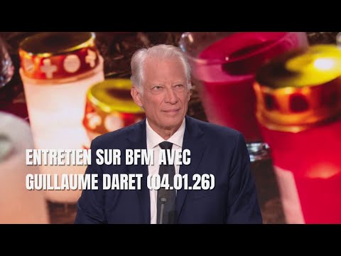 INTERVIEW ON "BFM POLITIQUE" ON @BFMTV WITH GUILLAUME DARET (04.01.26)
