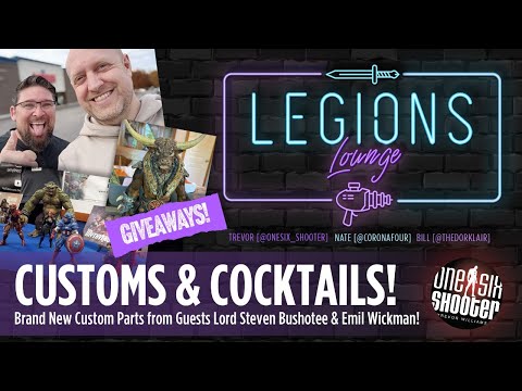 Legions Lounge: Customs & Cocktails w/Steven Bushotee & Emil Wickman!