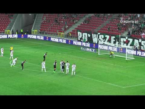 Skrót meczu PP: GKS Tychy 1-1 pd. k. 1-4 Cracovia (09.08.2017)