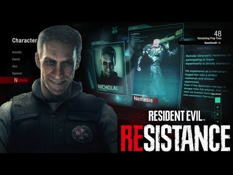 53:43 Minutes Of Nicholai Gameplay! | Resident Evil Resistance