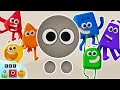 🌈 Colourblock Grey and Rainbow Friends! 🌈 | Learn Colours | Learningblocks
