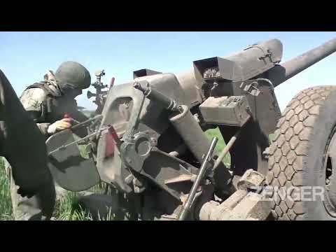 Russian Artillery Units In Action During So-Called Special Military Operation In Ukraine