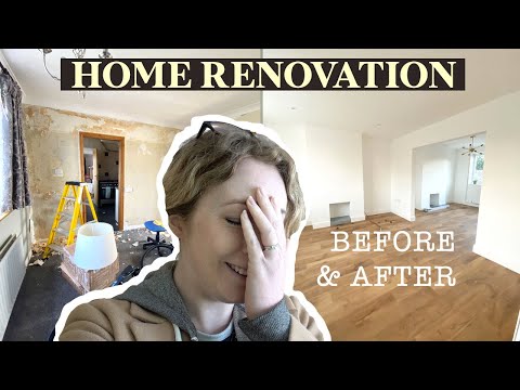 BEFORE + AFTER (let's take a look back!) •  UK HOME RENOVATION