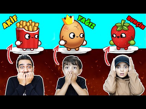 EN İYİ OYNAYAN YİYECEK OYUNU KAZANIR !! 😱 Ultra Foodmess