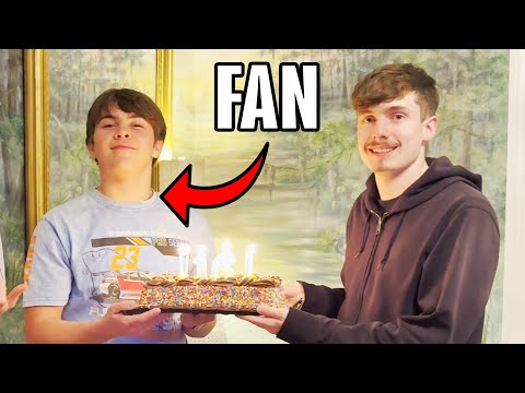 Ho fatto una sorpresa a un fan per il suo compleanno!