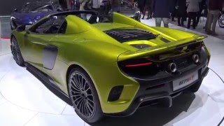 Mclaren 675LT World Premiere！Geneva Motor Show 2016