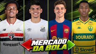 NEWTON REFORÇO DO SÃO PAULO | AYRTON LUCAS NO SANTOS | JULIÁN ÁLVAREZ NO BARCELONA | MERCADO DA BOLA