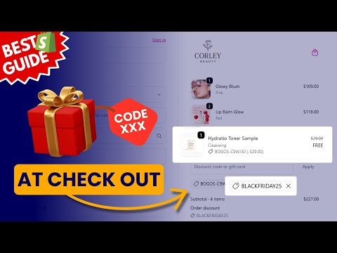 How to offer Free Gift at Shopify Checkout using Discount Code?