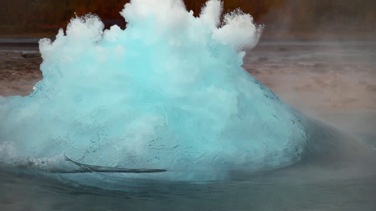 Удивительное зрелище: гейзер Строккюр в Исландии