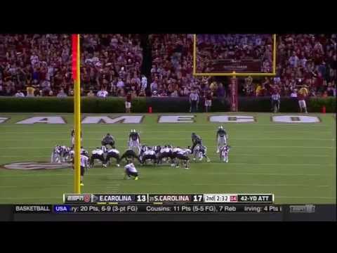 2014 USC vs ECU - Gerald Dixon Jr Field Goal Block