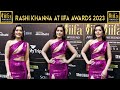 Rashi Khanna Arrive At Green Carpet Of IIFA 2023 Day 3