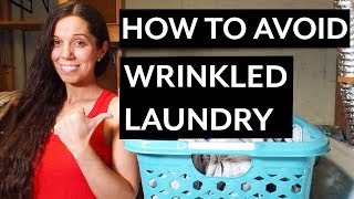 How to Keep Laundry From Getting Wrinkled
