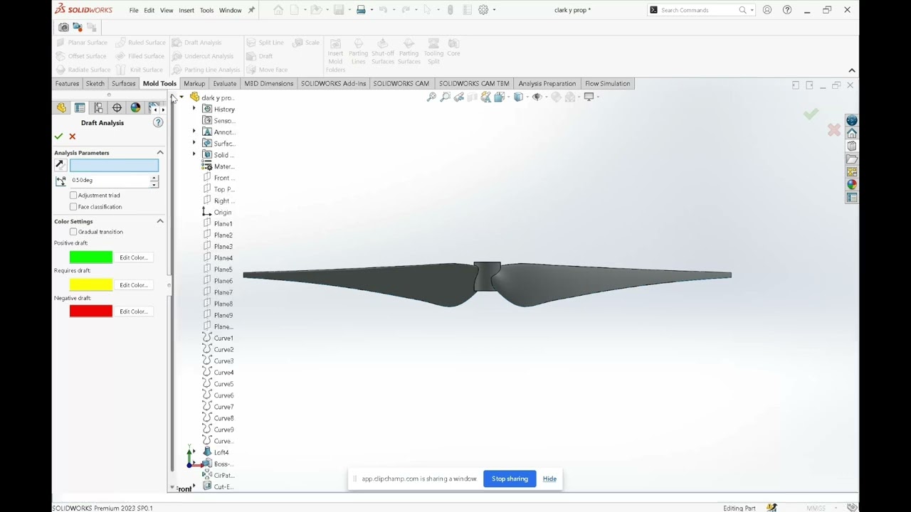UAV Propeller Mold Design Using SolidWorks (Step-by-Step Process)