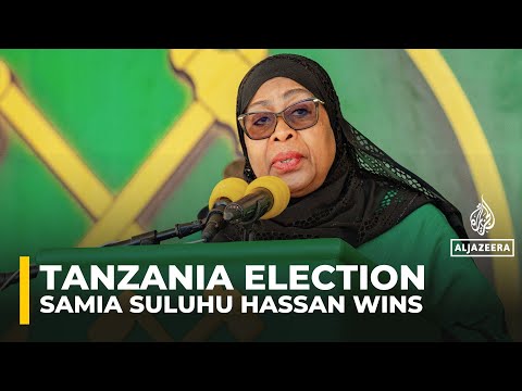 Tanzania's President Samia Suluhu Hassan declared winner with nearly 98% support