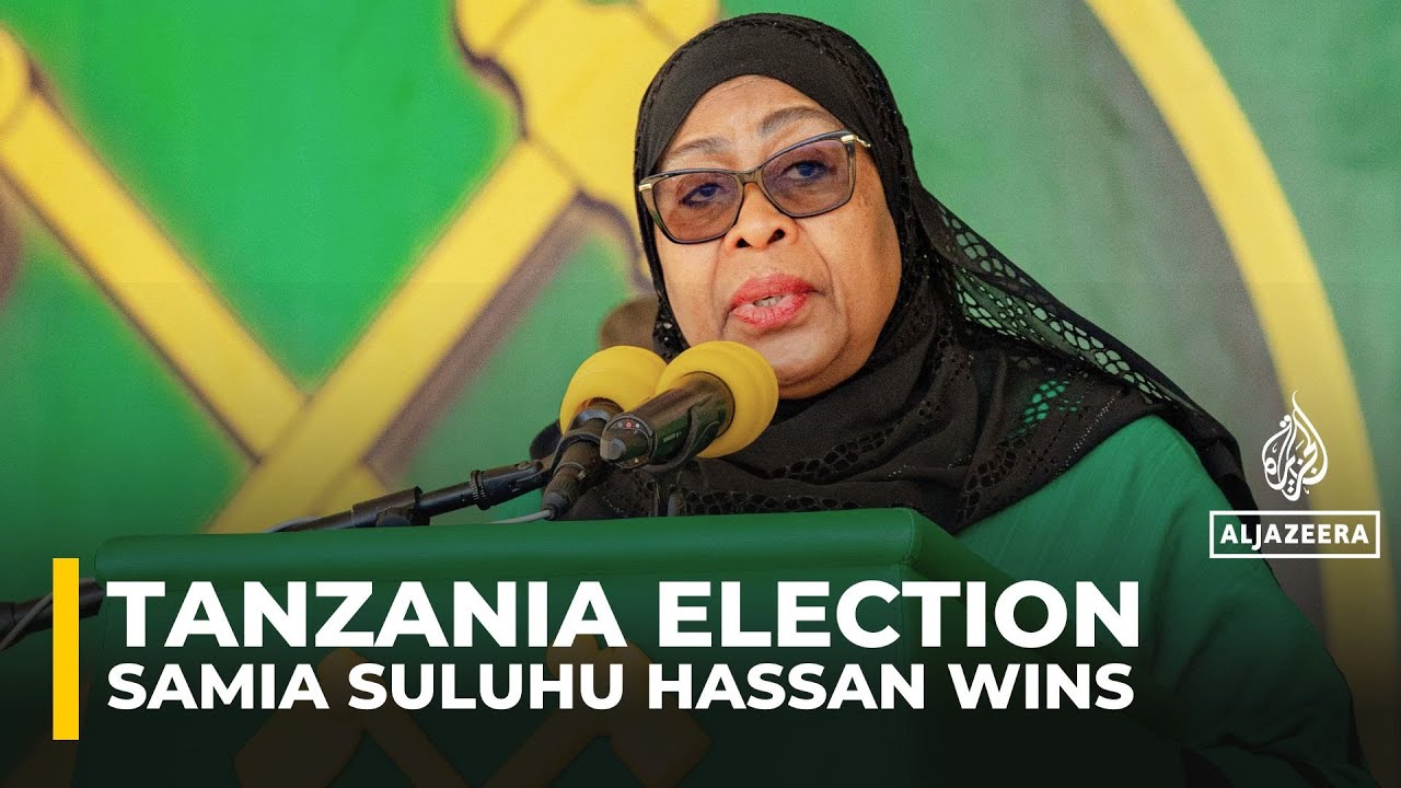 Tanzania's President Samia Suluhu Hassan declared winner with nearly 98% support