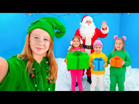 Nastya and Christmas Market for kids