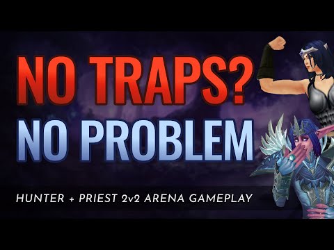 WoW Shadowlands 9.1.5 PvP || Winning without Trapping || BM Hunter / Holy Priest 2s commentary