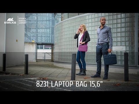 Rivacase Central 8231 juodas krepšys nešiojamam kompiuteriui iki 15,6" video