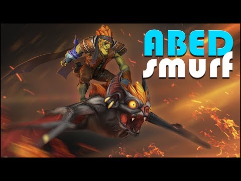 Abed Live game smurfing batrider vs qop mid