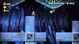 Rock-Candy Mines-7 Shifting-Floor Cave [New Super Mario Bros Wii U]