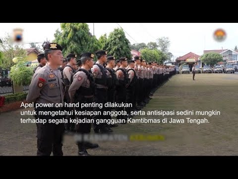 POLRES KEBUMEN APEL KESIAPAN PAM PILKADA