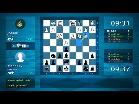 Chess Game Analysis: Johnik - pianno67 : 0-1 (By ChessFriends.com)
