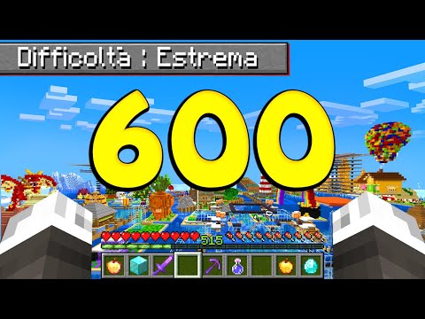 SONO SOPRAVVISSUTO 600 GIORNI IN HARDCORE - Minecraft ITA