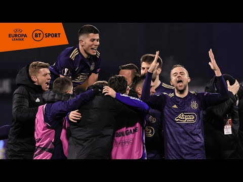 SCENES! Dinamo Zagreb celebrate shock Europa League victory over José Mourinho's Tottenham