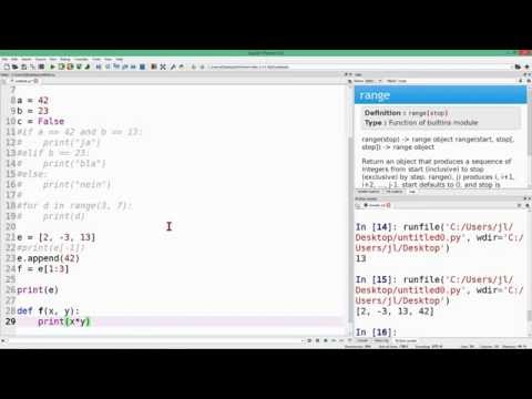 Python 3 auf die Schnelle