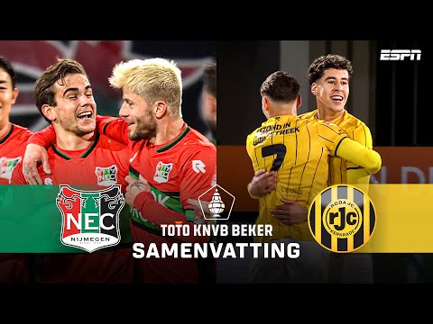 GROOT BEKERSPEKTAKEL met ACHT GOALS! 🤯🍿 | Samenvatting N.E.C. - Roda JC
