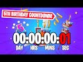 FORTNITE BIRTHDAY COUNTDOWN LIVE🔴 24/7 & How Long Till Fortnites 5TH Birthday!?