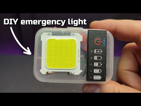 DIY Emergency / Camping Light using Vape Li-ion Battery
